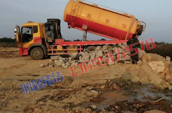 廣州增城抽泥漿工程